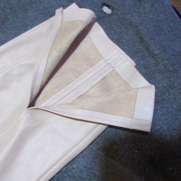 NWT Jason Wu tan vegan leather skinny pants size XS - Picture 13 of 15